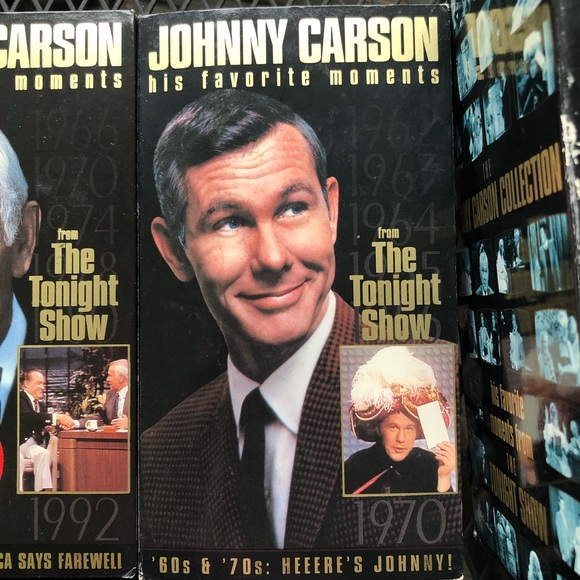 The Johnny Carson Collection The Late Night Show 4 VHS Complete Box Set - Picture 3 of 8